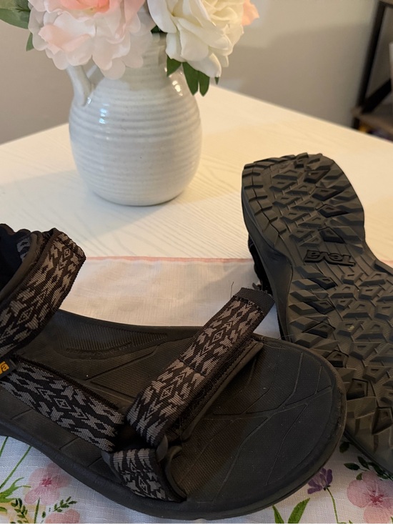 Teva Black Patterned Strappy Sandals main image 4